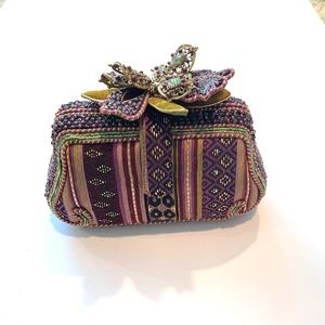 Mary Frances beaded embellished clutch bag